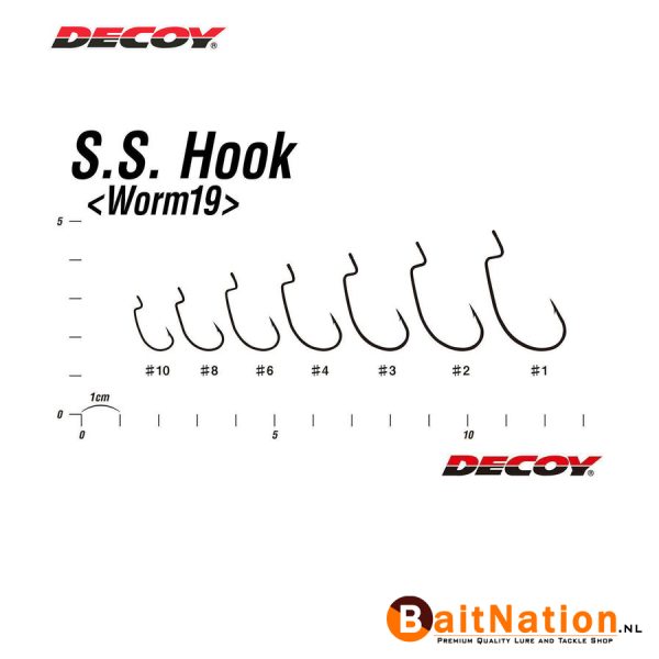 Decoy SS Finesse Hook Worm19