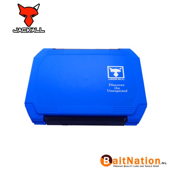 Jackall 1500D Double Open Tackle Box Small Blue