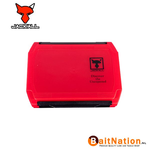 Jackall Double Open Tackle Box Small Red