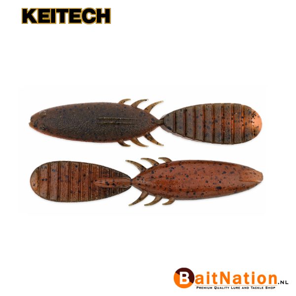 Keitech Paddlin beaver green pumkinp fire