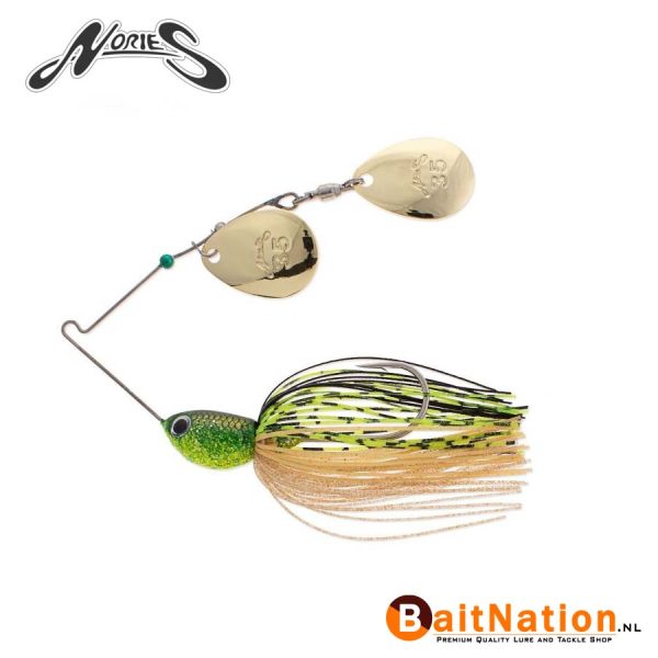 Nories Spinnerbait Wind Range Sparkle Gold Chartreuse