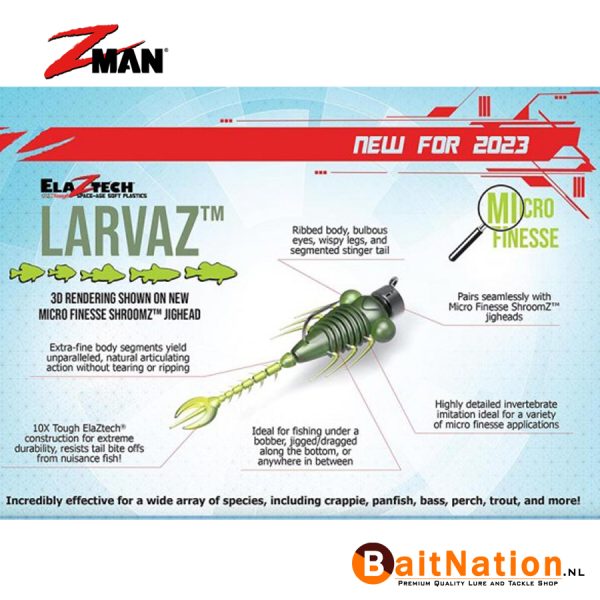 Z Man Larvaz infographic