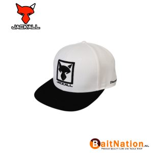 Jackall Square Logo Flap Cap White/Black