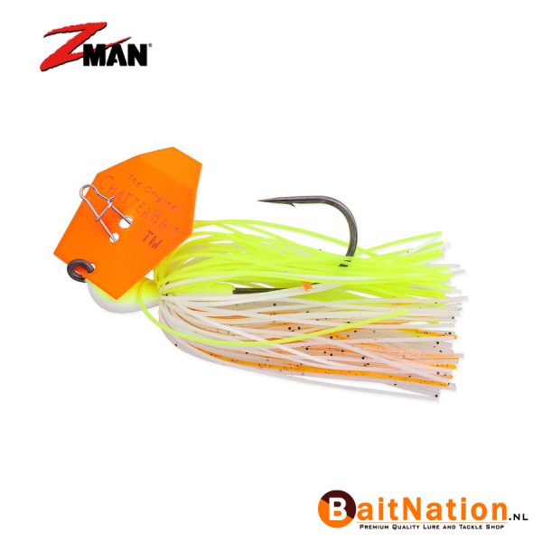 Z Man Big Blade Chatterbait 3/4 oz (plm 21 gr) Chartreuse/White/Orange