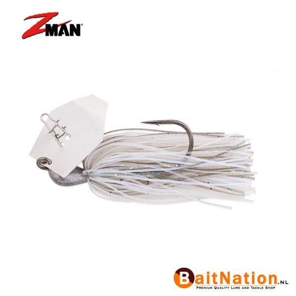 De 21g Big Blade ChatterBaits van Z-Man hebben een extra groot blad van roestvrij staal en creëren veel en extra sterke drukgolven onder water. Als aanvulling hierop zijn ze uitgerust met een sterke, superscherpe 6/0 Mustad-haak. De skirts zijn allemaal met de hand gebonden en vastgebonden met staaldraad. De Big Blade ChatterBaits, ontwikkeld door Chatterbait pro Bryan Thrift, zijn zeer geschikt voor het gericht vissen op snoek, snoekbaars en grote baars!