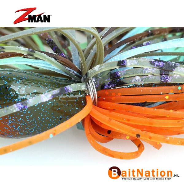 De 21g Big Blade ChatterBaits van Z-Man hebben een extra groot blad van roestvrij staal en creëren veel en extra sterke drukgolven onder water. Als aanvulling hierop zijn ze uitgerust met een sterke, superscherpe 6/0 Mustad-haak. De skirts zijn allemaal met de hand gebonden en vastgebonden met staaldraad. De Big Blade ChatterBaits, ontwikkeld door Chatterbait pro Bryan Thrift, zijn zeer geschikt voor het gericht vissen op snoek, snoekbaars en grote baars!