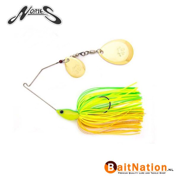 Nories Spinnerbait Shallow Roll Bright Chartreuse