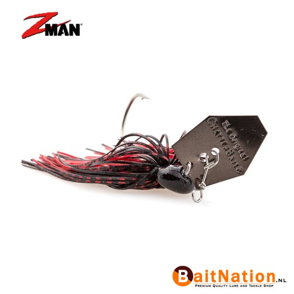 Z Man Chatterbait Elite 3/8 oz (plm 10,5 gram) Black / Blue