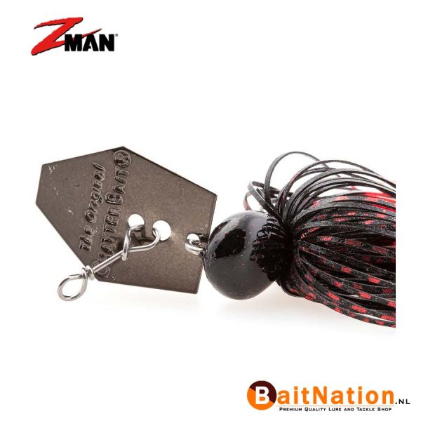 Z Man Chatterbait Elite 3/8 oz (plm 10,5 gram) Black / Blue