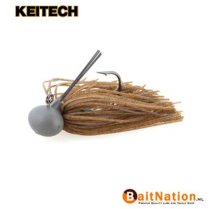 Keitech Tungsten Rubber Jig Dark Green Pumpkin PP