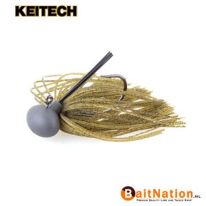 Keitech Tungsten Rubber Jig Green Pumpkin PP