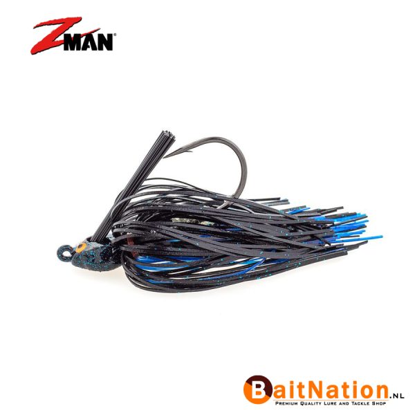 Z Man Crosseye Snakehead Swim Jig Black Blue