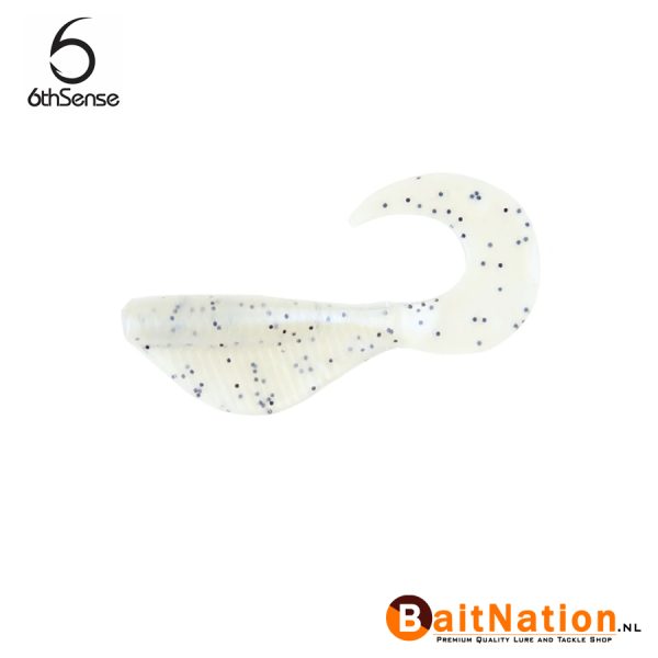 6th Sense Fishing Curly Clobber Ghost Ice Minnow