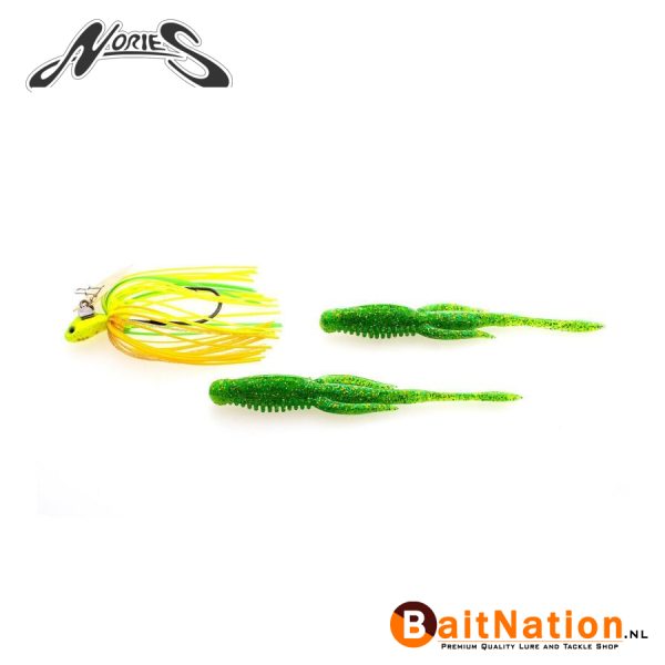 Nories Hulachat chatterbait Bright chartreuse