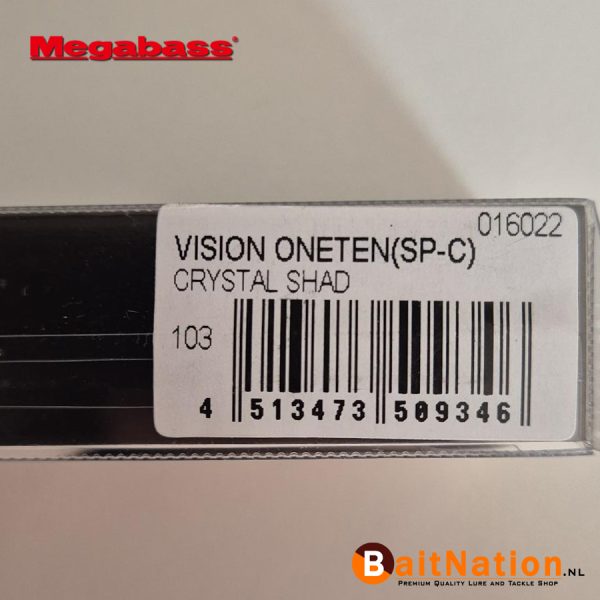 Megabass Vision Oneten SP-C Crystal Shad