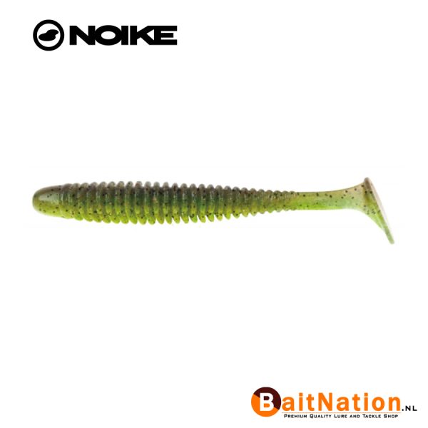 Noike wobble shad Green Pumpkin chartreuse