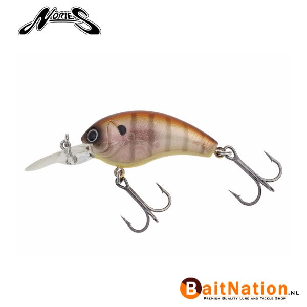 Nories Worming Crank Shot Low Light Brown Blue Gill