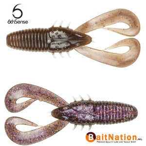 6th Sense Fishing Stroker Craw Candy Brownie