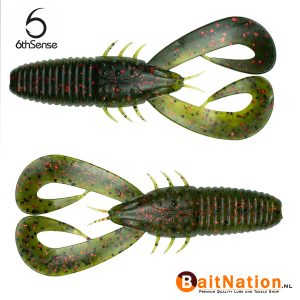 6th Sense Fishing Stroker Craw Darkmelon Red