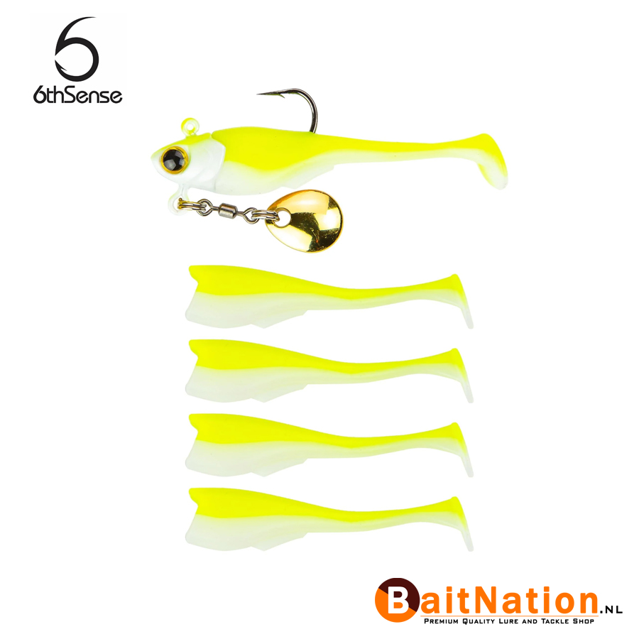 6th Sense Fishing Pecos Swimbait Chartreuse Minnow