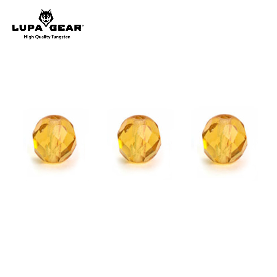 Lupa Gear Glazen Kralen Geel Orange