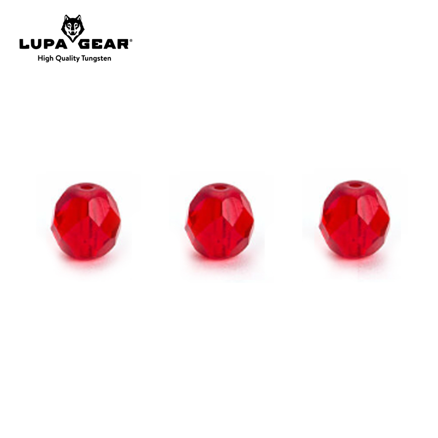Lupa Gear Glazen Kralen Red