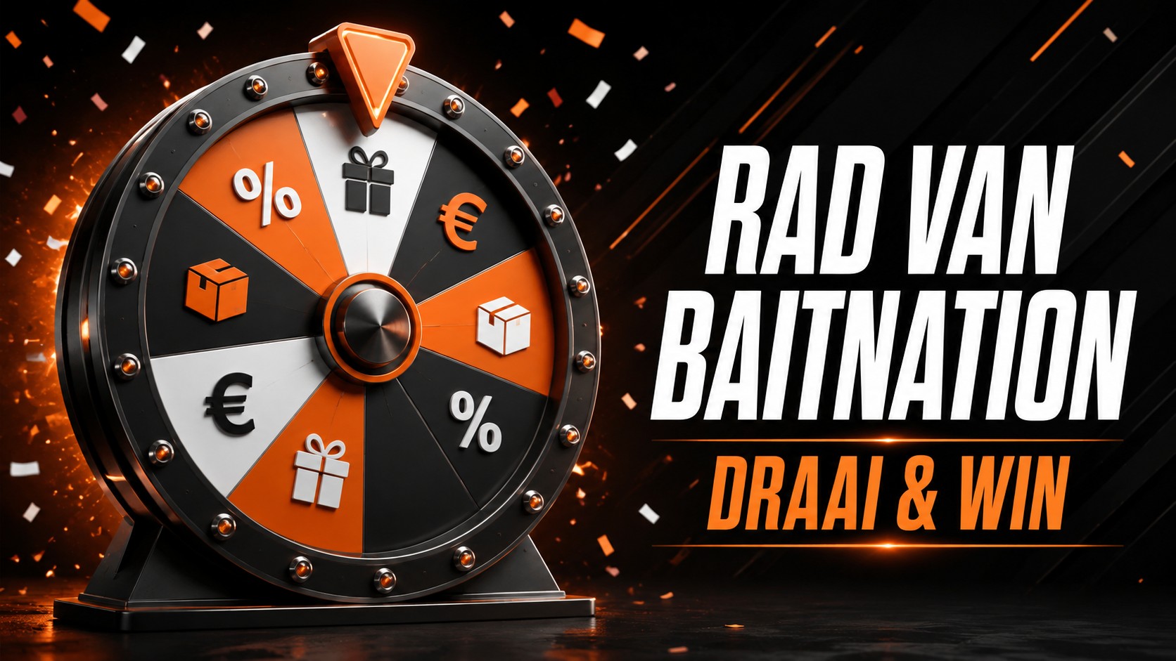 Rad van BaitNation – draai en win voordeel