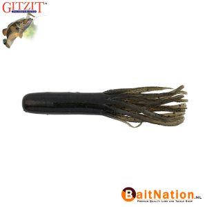 Gitzit Original Fat Tubes Green Craw