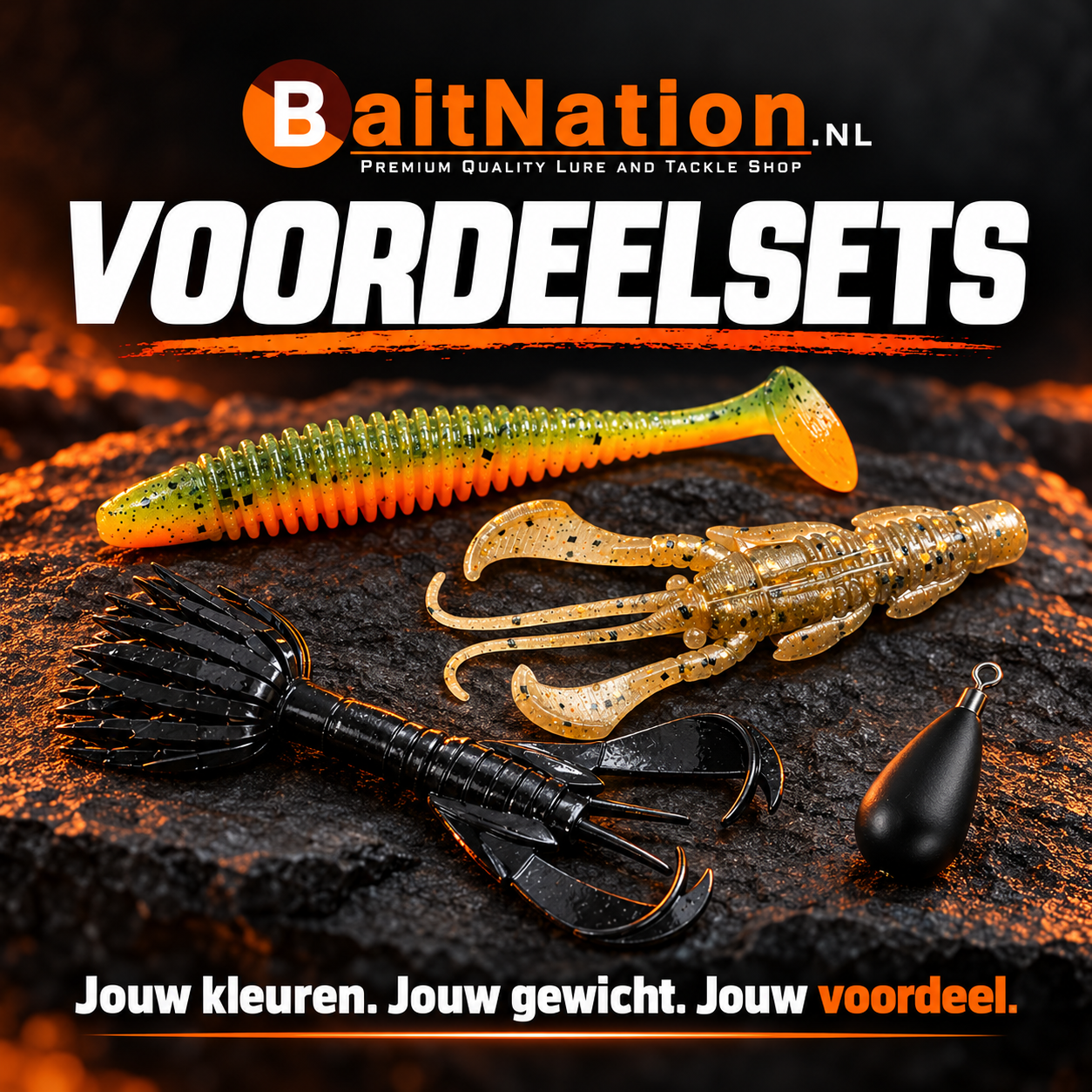 BaitNation voordeelsets: jouw kleuren, jouw gewicht, jouw voordeel