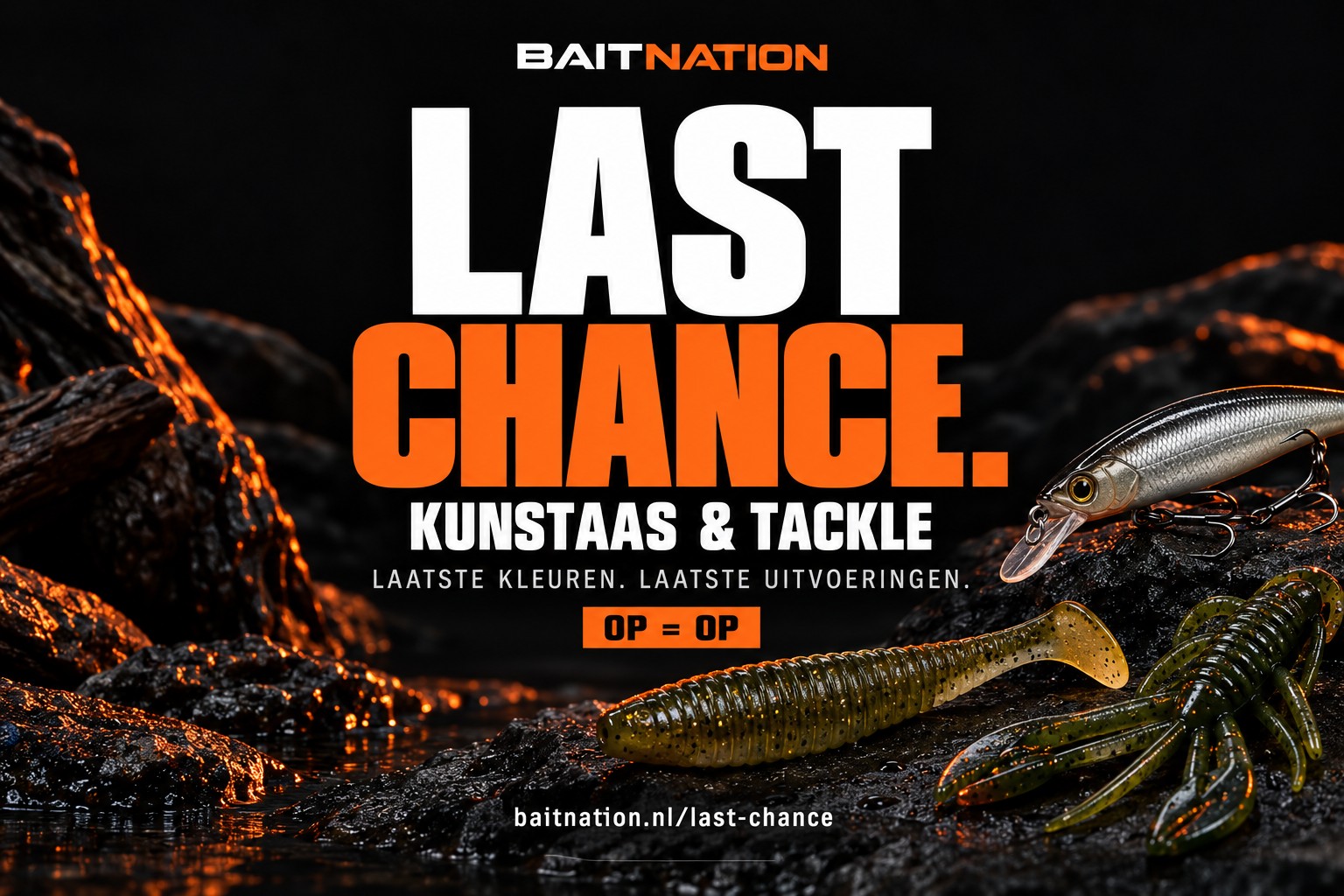 Last Chance, opruiming, kunstaas, aanbiedingen, Kaesu, 6th Sense Fishing, Jackall, Megabass