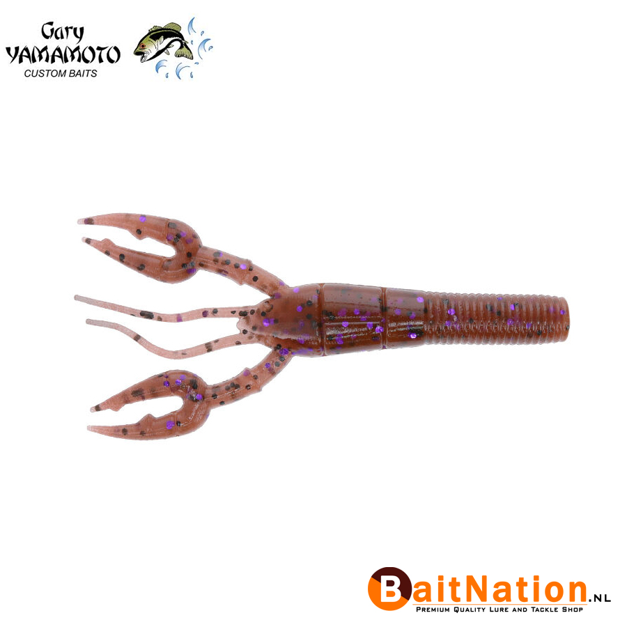 Yamamoto Baits Fat Baby Craw Cinnamon Black & Purple Flake