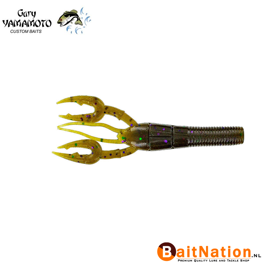 Yamamoto Baits Fat Baby Craw Green Pumpkin Green & Purple Flake