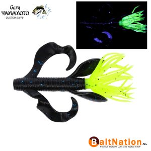 Yamamoto Baits Kreature Blsck Blue Flake Chartreuse Tail
